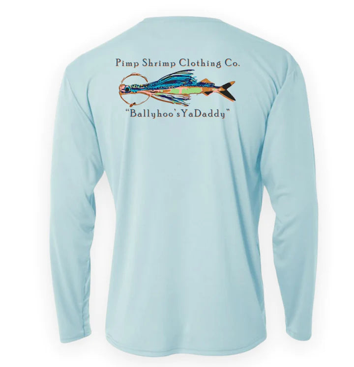 Pimp Shrimp Ballyhoo Rig Performance Long Sleeve