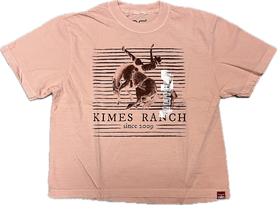 Kimes Ranch Ladies Bareback Peachy Crop Top