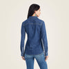 Ariat Ladies Farriday Denim Shirt - Bluelight - 10042258