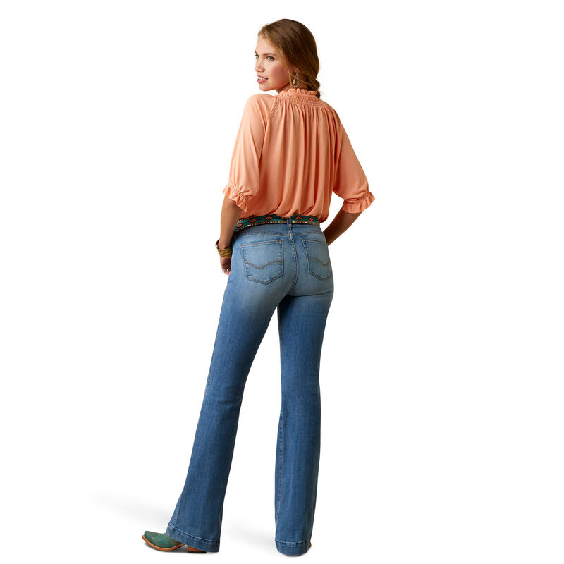 Ariat Ladies Slim Trouser Noelle Wide Leg Jean-10044359