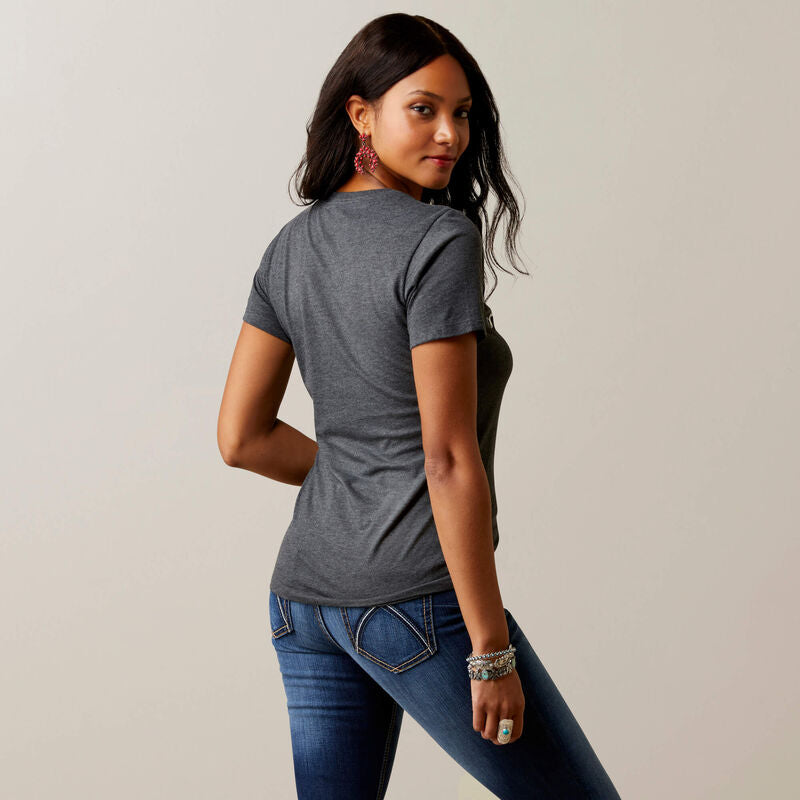 Ariat Ladies Cowhide Logo T-Shirt 10045467