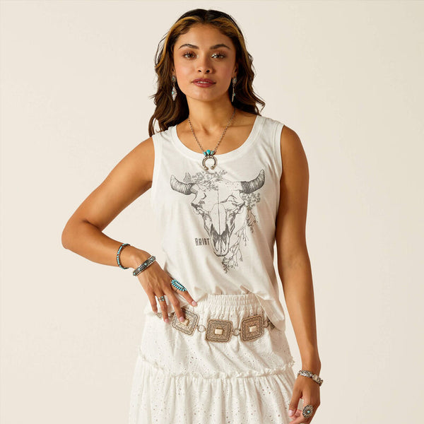 Ariat Ladies Cloud Dancer Deadwood Tank-10051308