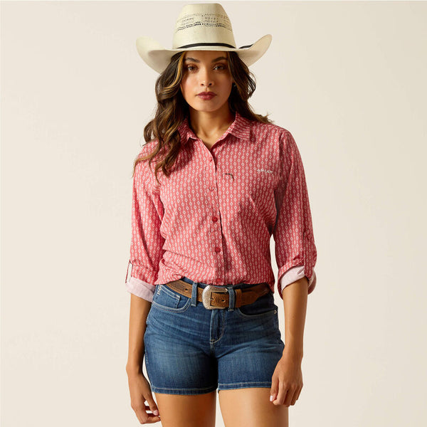 Ariat Ladies VenTEK Long Sleeve Shirt - Lyla Geo Stripe Print - 10051326