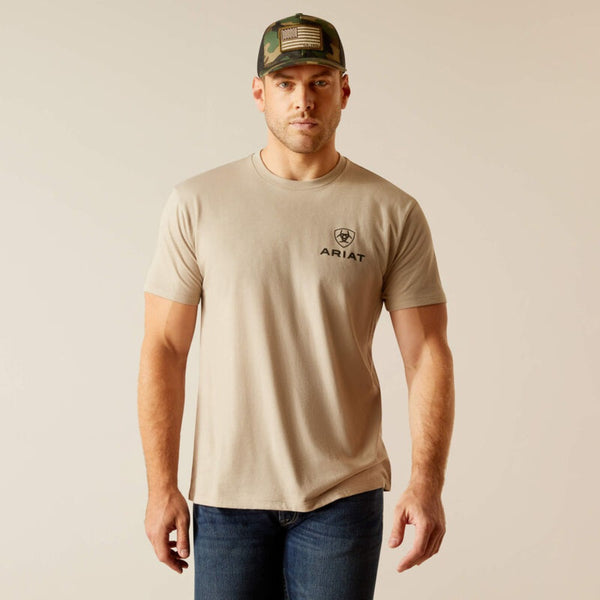 Ariat Men's Wheat Shield T-Shirt - 10051385