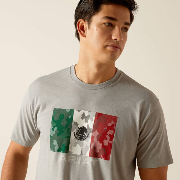 Ariat Men's Mexico Camo Flag TShirt-10051751