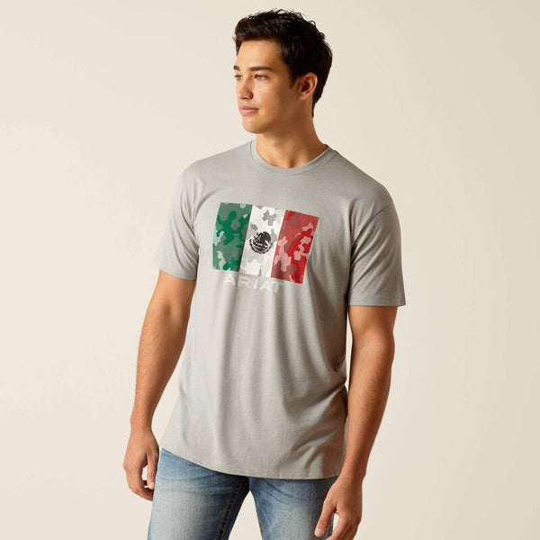 Ariat Men's Mexico Camo Flag TShirt-10051751