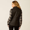 Ariat Ladies Grizzly Quilted Vest - Black - 10052044