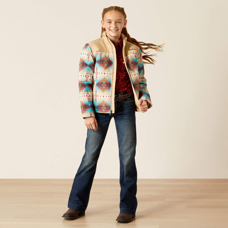 Ariat Girls Circus Jacket - Serrano Southwest Print - 10052471