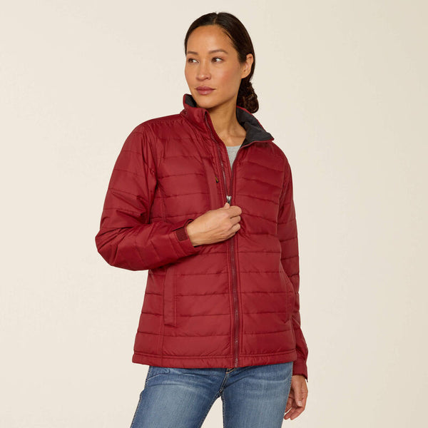 Ariat Women's Rebar Cordura Ripstop Lightweight Insulated Jacket - Cabernet - 10052551