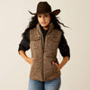 Ariat Women's Grizzly Quilted Vest - Banyan Bark - 10052598