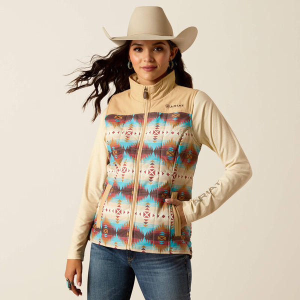 Ariat Women's Crius Insulated Vest - Serrano Southwest Print - 10052832