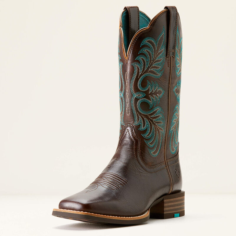 Ariat Women's Gillete Western Boot - Arizona Brown / Marble Brown - 10053606