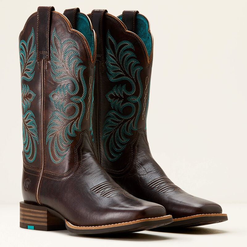 Ariat Women's Gillete Western Boot - Arizona Brown / Marble Brown - 10053606