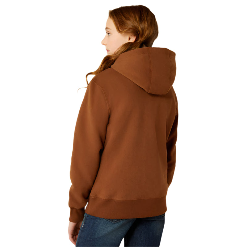 Ariat Kids Ranch Collections Hoodie - Soft Silt - 10053888