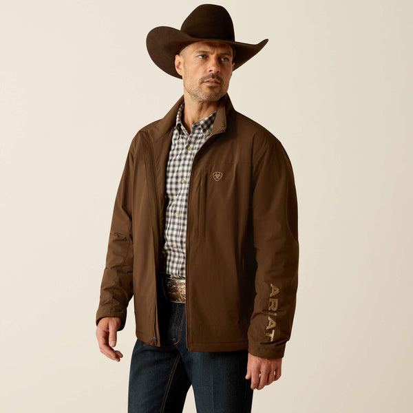 Ariat Men's Pioneer StretchShell Jacket - Brown - 10054173