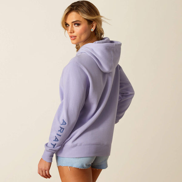 Ariat Ladies Logo 2.0 Hoodie - Sweet Lavender - 10055023