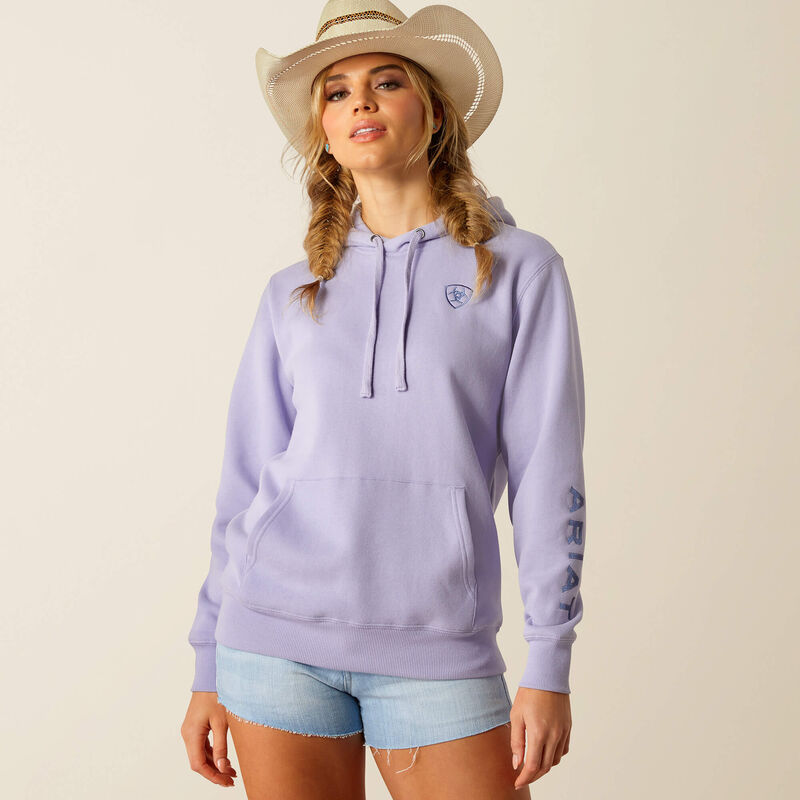 Ariat Ladies Logo 2.0 Hoodie - Sweet Lavender - 10055023