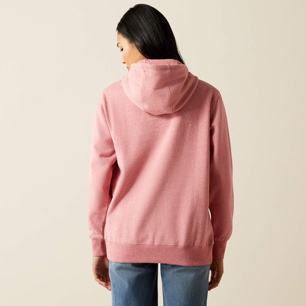 Ariat Ladies Logo 2.0 Hoodie - Rose Wine - 10055024