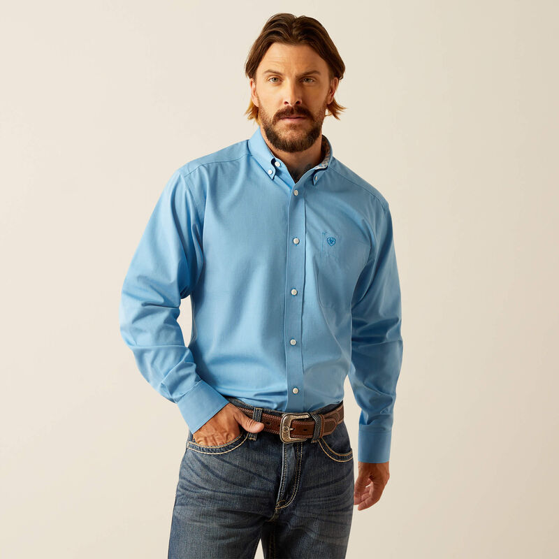 Ariat Wrinkle Free Solid Classic Fit Shirt 10055278