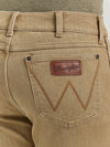 Wrangler Men's Color Wash Retro Slim Fit Straight Leg Jean in Saddle 112345014