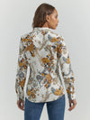 Wrangler Ladies All Occasion Western Snap Shirt - Western Floral - 112353153