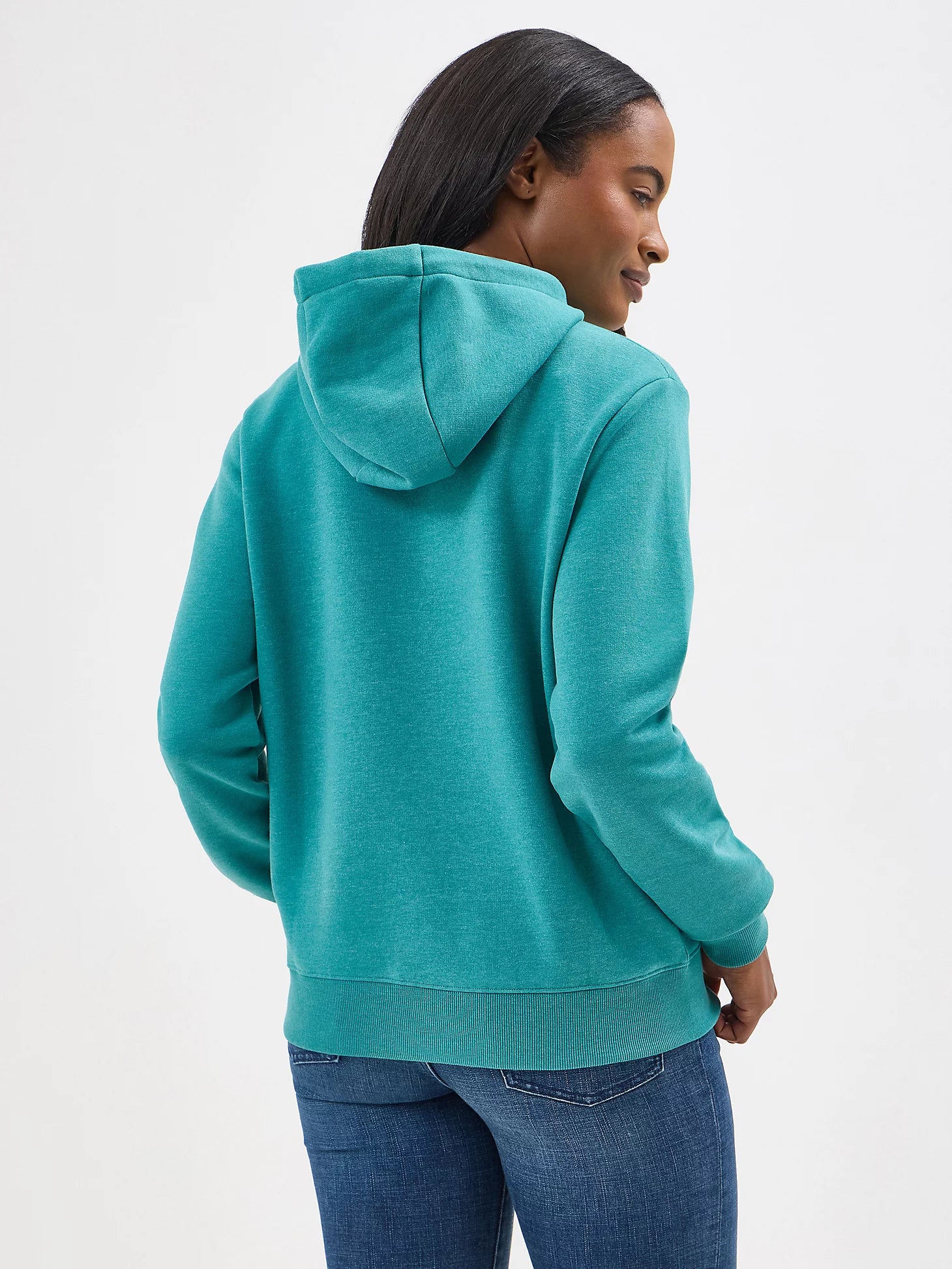 Wrangler Women's Graphic Hoodie - Green/Blue Slate - 112354401