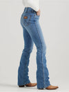 Wrangler Ladies Retro Bailey High Rise Boot Cut Jean - Kelly/Light Wash - 112356680