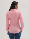 Women's Wrangler Western Button Down Shirt in Peony - 112358016