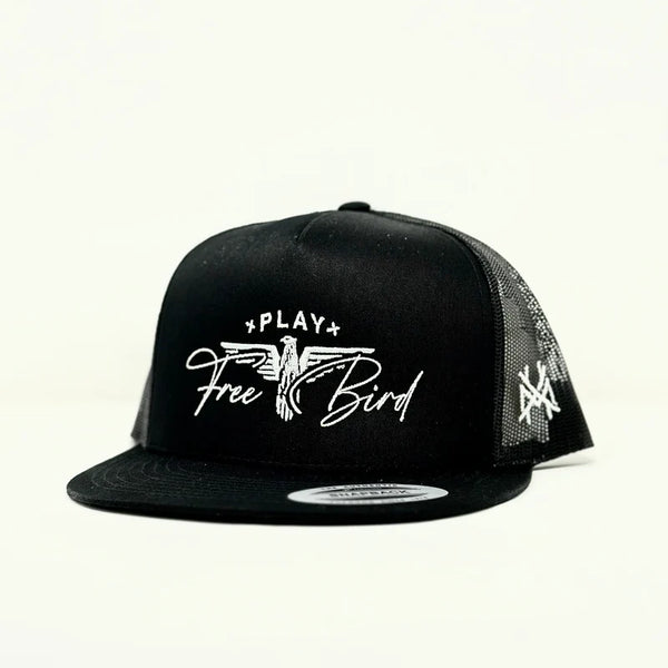 Mad Hatter Co. Play Free Bird - Yupoong Black - MHC-PLAYFREEBIRD