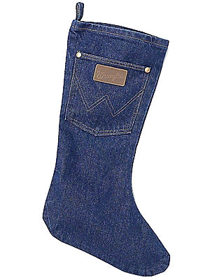 Wrangler Denim Christmas Stocking-1WRCHST