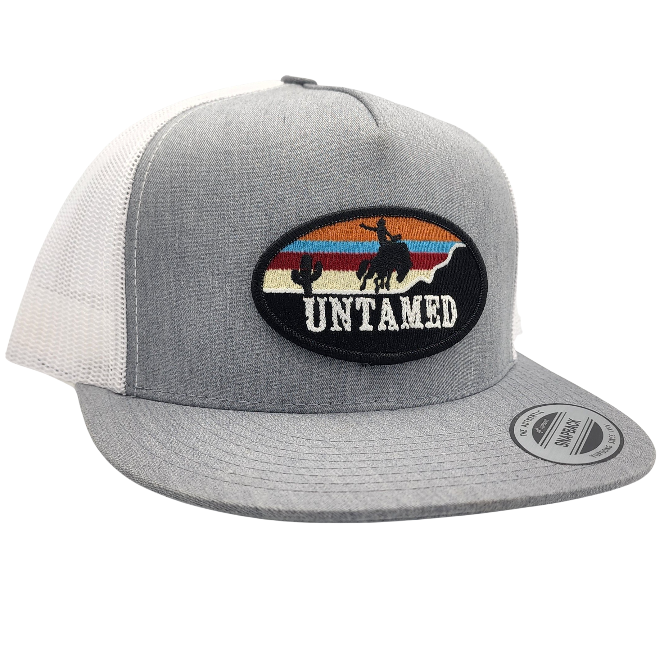 Red Dirt Hat Co. Untamed Heather Grey/White 5 Panel RDHC-275