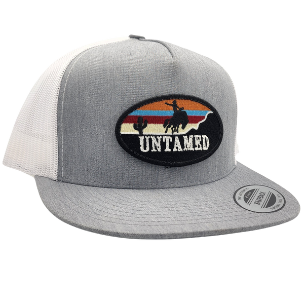 Red Dirt Hat Co. Untamed Heather Grey/White 5 Panel RDHC-275