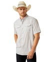 Ariat Men's Western VenTek Classic Fit Shirt - Moonbeam - 10054483