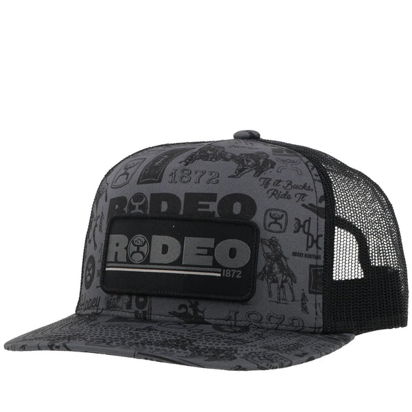 Hooey "Rodeo" Black with Rodeo Print - 2453T-BK