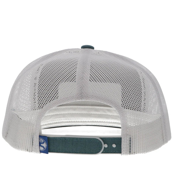 Hooey "Loop" Blue and Grey Hat with Rectangle Patch - 2459T-TLWH