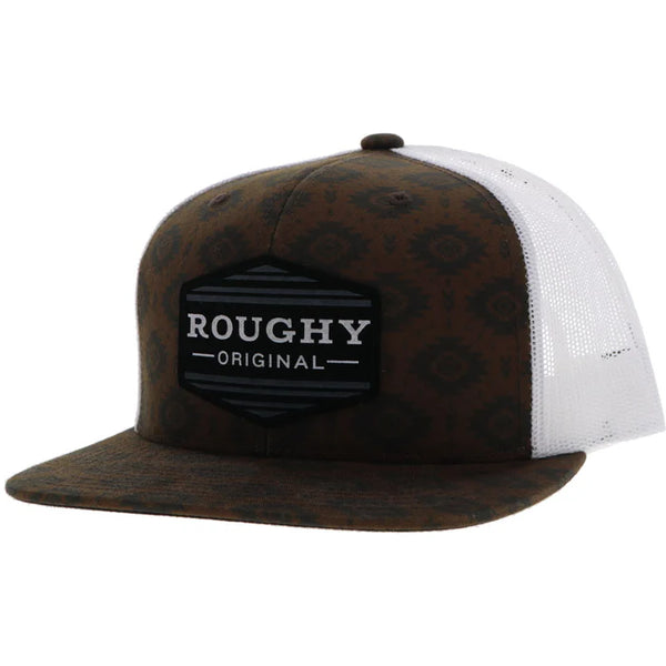 Hooey Tribe Brown w/ Aztec Print Hat-4040T-GY