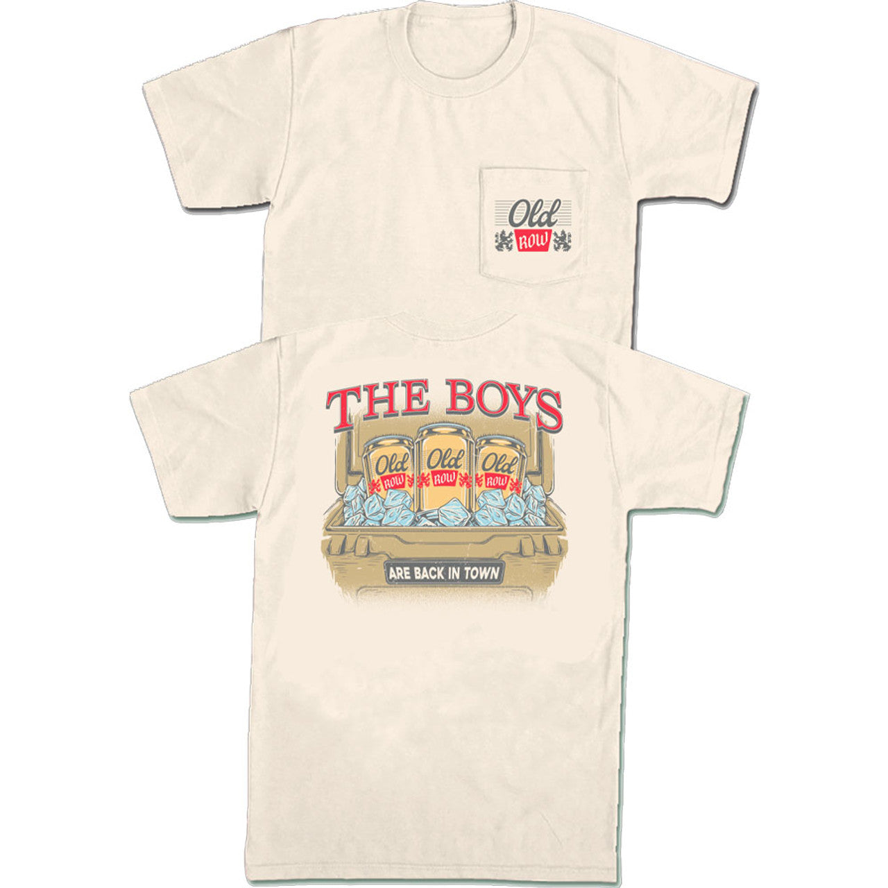 Old Row Back in Town Pocket Tee WROW-3305