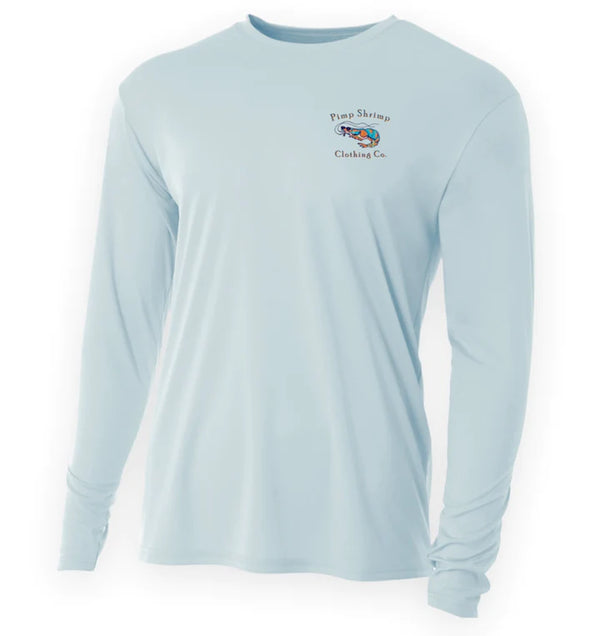 Pimp Shrimp Ballyhoo Rig Performance Long Sleeve