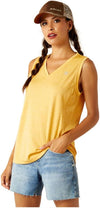 Ariat Ladies VENTEK Laguna Sleeveless tank - Ochre - 10051324