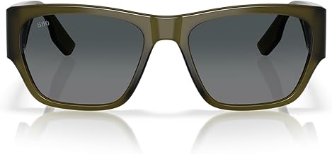 Costa Del Mar Sueños Rectangular Sunglasses Translucent Algae 580G