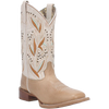 Laredo Lydia Leather Boot Sand and White-5603