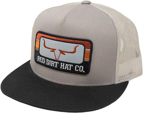 Red Dirt Hat Co Longhorn Black/Silver Classic RDHC-321