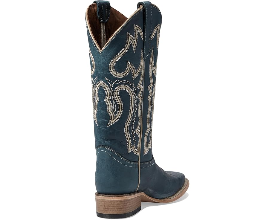 Circle G Ladies Distressed Embroidered Western Boots  Broad Square Toe L6065