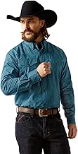 Ariat Men's Woodrow Classic Fit Shirt Blue 10053915