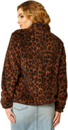 Ariat Women's Berber Snap Front Sweatshirt - Lila Leopard - 10053009