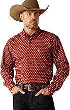 Ariat Men's Pax Classic Fit Shirt Burgundy 10053867