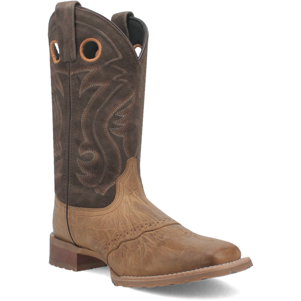 Mens Cowboy Approved Jennings Leather Taupe Boot-7711