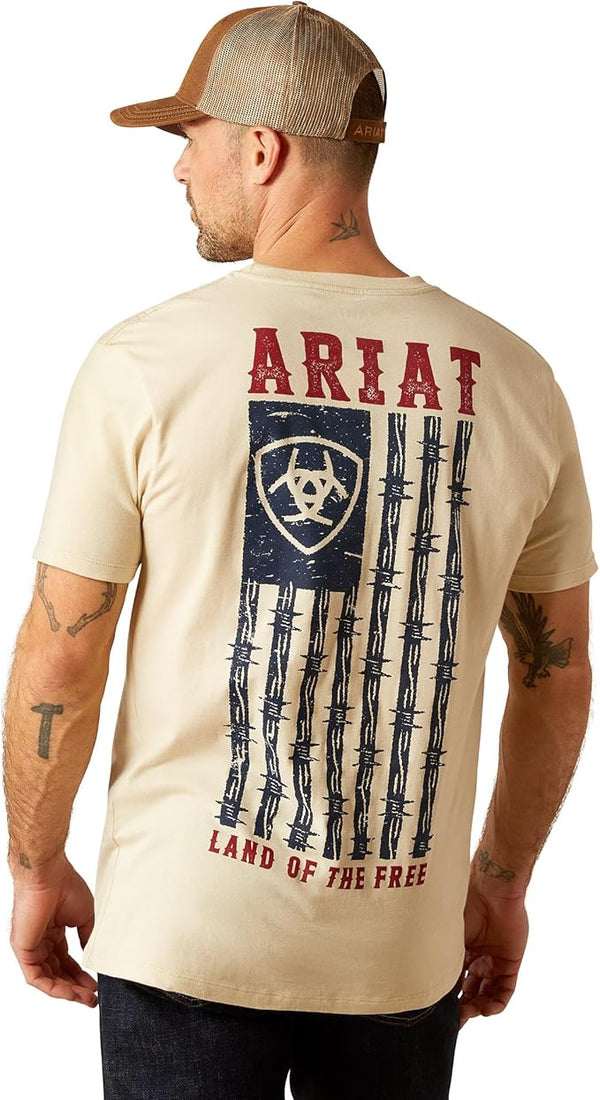 Ariat Men's Barbed Flag T-Shirt 10054001