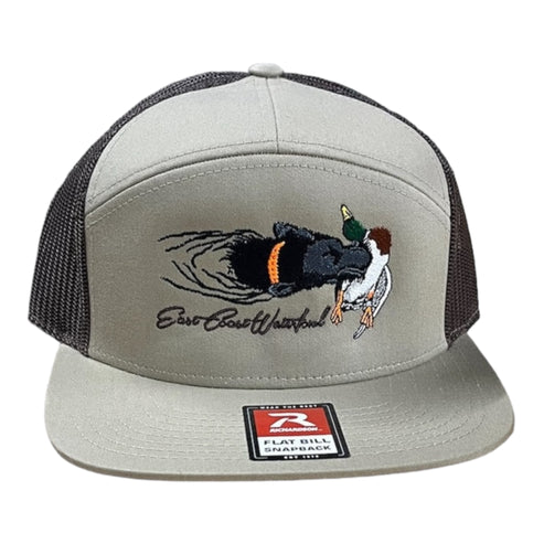 East Coast "Water Dog" Embroidered Hats - Khaki/Coffee - 2304