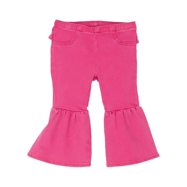 Wrangler Infant Girls Pink Pull-Up Flare Jeans 112356591